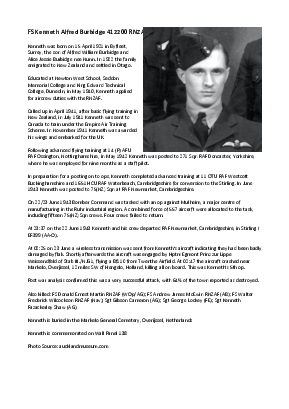 A preview of a PDF biography for Burbidge, Kenneth Alfred